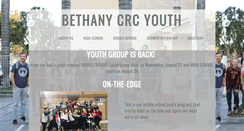 Desktop Screenshot of bethanycrcyouth.org